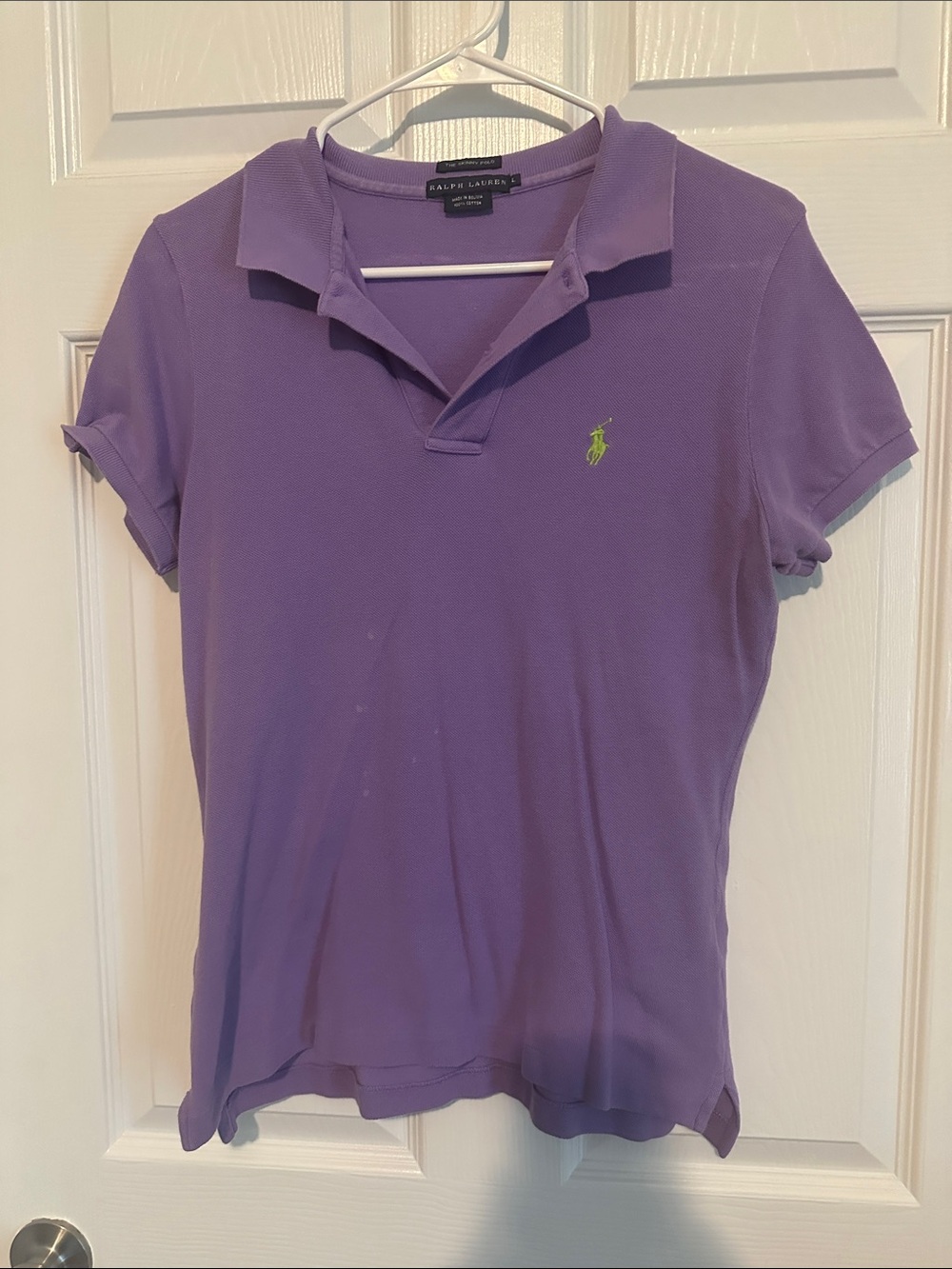 Ralph Lauren Purple Short-Sleeve Polo Shirt